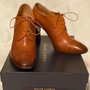 Ralph Lauren Lace-up Booties Size 8
